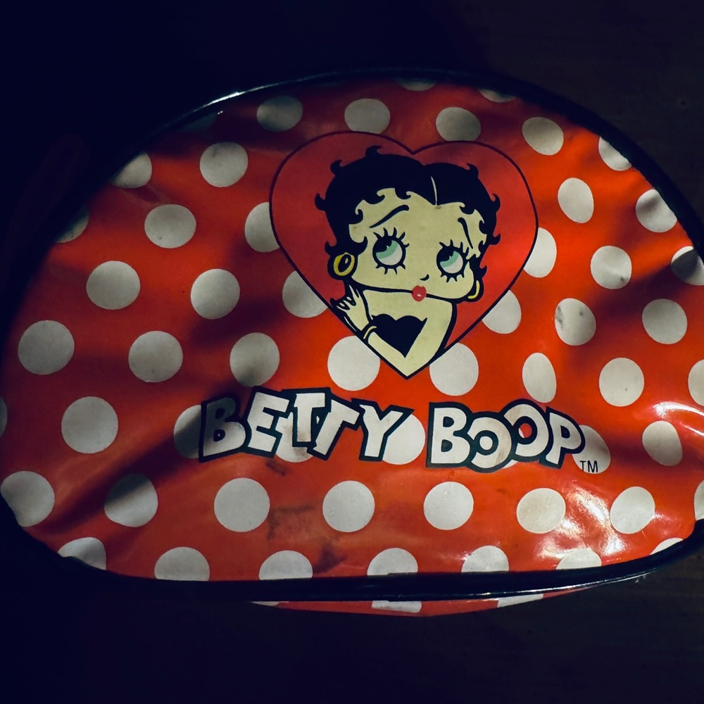 Betty Boop Polka Dot Cosmetic Bag